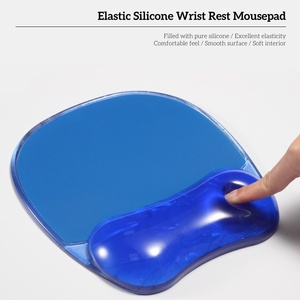 Cá nhân chơi Game Văn phòng trong suốt Silicone Ergonomic tay phần còn lại chuột Pad với rõ ràng Gel cổ tay phần còn lại cho ống cổ tay - Product Image 3