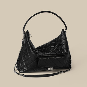Nuevo bolso de mano para mujer, bandolera de hombro informal, bolso negro de cuero genuino para mujer, bolso de gran capacidad - Product Image 2