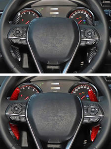 Para Toyota Camry XSE <span class=keywords><strong>TRD</strong></span> 2018 2019 <span class=keywords><strong>2020</strong></span> <span class=keywords><strong>Corolla</strong></span> GR Sport Sedan, palanca de cambios para volante de coche, extensión DSG, accesorios de estilo - Product Image 3