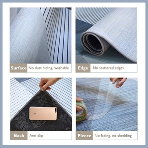 Alfombrillas esponjosas de estilo nórdico para sala de estar, alfombras de área grande, populares, nuevas - Product Image 3