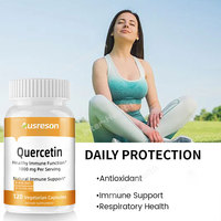 Ausreson OEM Capsules de Quercétine Liposomale et Bromélaïne, Extrait de Sophora Japonica, Supplément Herbal Immunitaire au Zinc, Capsules de Quercétine