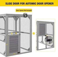 Meilleure vente d'usine en gros de cage en bois pour poulailler grand poulailler extérieur en bois pour 10-15 poulets