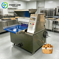 Machine Commerciale Automatique Électrique Mini pour la Préparation de Biscuits, Pâtisseries, Crèmes, Cupcakes, Glaçages et le Remplissage de Pâte à Gâteau