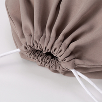 Pochette de rangement anti-poussière personnalisée en polyester de 7 pouces avec cordon de serrage, logo imprimé tendance, toutes saisons, vente en gros, MOQ 100 pièces, directement de l'usine
