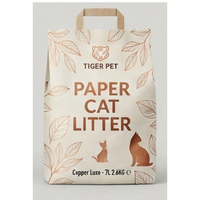 Litière pour chat en papier pour peaux sensibles, hypoallergénique, non parfumée, à base de plantes