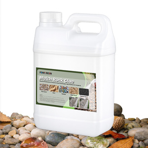 Colle pour paillis paysager longue durée - Adhérence améliorée pour gravier <span class=keywords><strong>de</strong></span> pois, galets, <span class=keywords><strong>copeaux</strong></span> <span class=keywords><strong>de</strong></span> <span class=keywords><strong>bois</strong></span> et paillis d'écorce, résistant aux intempéries - Product Image 1