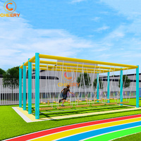 Jeux de terrain de jeu Combinaison de pieux suspendus Super Swing Rides manèges d'amusement bon marché
