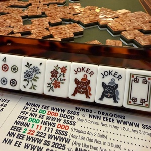 Juego de Mahjong Americano de Acrílico con Grabado, Diseño Bosque de Ciprés, Novedad 2026, Regalo para Entretenimiento de Adultos y Juegos de Casino - Product Image 3