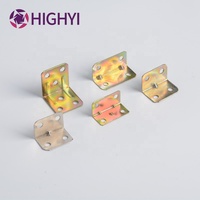 HIGHYI fer coin supports en forme de L 90 degrés coin support meubles support connecteur matériel pour bois
