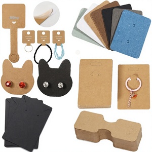 <span class=keywords><strong>Boîte</strong></span> d'emballage en carton <span class=keywords><strong>kraft</strong></span> pour bijoux, montres et lunettes, pour boucles d'oreilles et colliers, forme carrée 25x35cm, modèle H0391 - Product Image 1