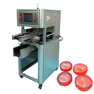 Automatic Transparent Cream Bar Soap Pack Packing Machine Manual Round Oil Bar Stretch Film Soap Wrapping Machine With Heat