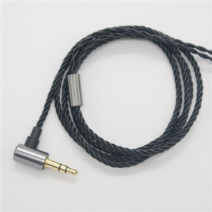 Câble de remplacement pour écouteurs intra-auriculaires 2p 0.78, en nylon avec noyau TPE, 120 cm, pour périphériques audio - Product Image 2