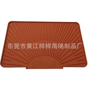 Tapis en silicone pour animaux de compagnie, rectangulaire, imperméable, en EVA, pour litière de chat, de la marque Dongguan Huangjiang Yangyang. - Product Image 1
