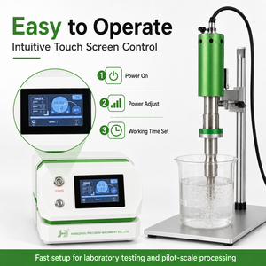 Sonda homogeneizadora ultrasónica de 1000W Mezcladores de alimentos Máquina de ultrasonido de aceite Mezclador portátil con soporte eléctrico - Product Image 3