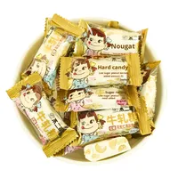 Nougat guimauve 250g saveur cacahuète mélangée bonbons au lait certifiés Halal boîte carton douceurs mariage nouvel an snacks quotidiens
