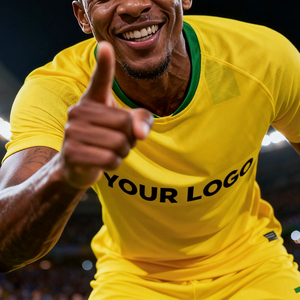 Maglia da Calcio Personalizzata Vestibilità Regolare Stampa Serigrafica Camiseta <span class=keywords><strong>Basic</strong></span> Premium <span class=keywords><strong>Maglie</strong></span> da Football Americano per Uomo W67 - Product Image 2