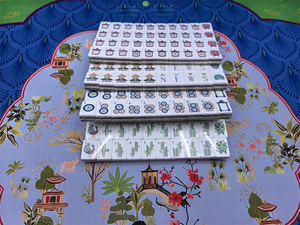 Nuevo Juego de Mahjong Americano de Acrílico Verde Oliva de 4 Capas, 160 Piezas, Juego Completo con Accesorios, Juego de Mahjong <span class=keywords><strong>Rummy</strong></span> - Product Image 4