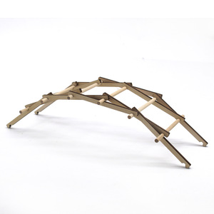 Kit de puente científico DIY, juguete educativo de madera para niños de 7 a 9 años, modelo de aprendizaje de mecánica, conjunto de construcción. - Product Image 2