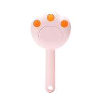Peigne de massage en silicone et en plastique pour animaux de compagnie pour une utilisation dans la salle de bain