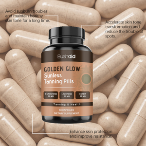 Pillole Autoabbronzanti 60 pz con Ingredienti Naturali Beta Carotene Licopene Luteina Migliora il Tono della Pelle - Disponibili all'Ingrosso Direttamente dalla Fabbrica - Product Image 3