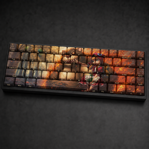 Claviers personnalisés DIY <span class=keywords><strong>LOL</strong></span> Red Riding Annie, 68 touches, touches PBT imprimées latéralement, sublimation par transfert de colorant, profil Cherry pour clavier mécanique - Product Image 6