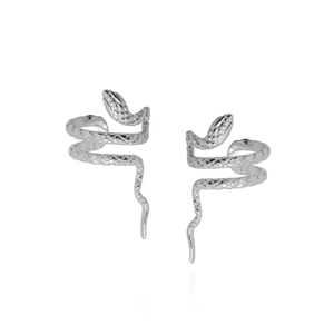 ROXI Creativo S925 Sterling Silver Freddo Del Serpente Orecchio Clip su Orecchini per Le Donne - Product Image 2