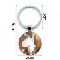 Mode fléchettes cible fléchettes porte-clés bonne chance verre Cabochon porte-clés pendentif personnalisé porte-clés vierges pour les équipes de fléchettes et les ligues