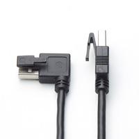 Kabel USB-C Tipe C Male USBC Sudut Kanan 90 Derajat OTG Data PD Pengisian Daya USB4 USB4.0 USB 240W 3.1 3.2 4.0 Kabel Kustom