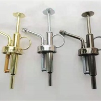 Mini vaporisateurs en verre pour plantes, vaporisateur de brume vintage en laiton avec pompe en plastique bronze