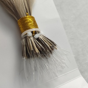 Extensiones de Cabello Humano 100% de Dragonlash Factory, de 10 a 30 Pulgadas, Doble Trama, con Anillos Nano de Plástico y Cuentas Nano con Revestimiento de Silicona - Product Image 4