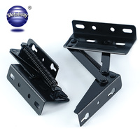 Mécanismes de hauteur de table de meuble réglables métal de dureté soulever le mécanisme de compartiment caché de table basse extensible
