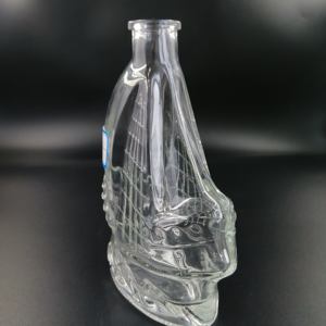 Botella de Licor de Cerámica con Forma de Barco de Lujo, Personalizada al por Mayor, Botella de Brandy Vacía de 750 ml, Botella de Vino, Velero - Product Image 4