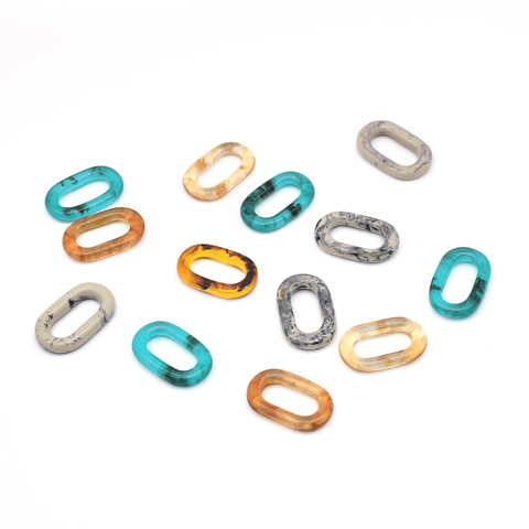 Acrylic Bag Chain Resin Chain Sunglasses Glasses Acrylic Link Clasp for Chain Making