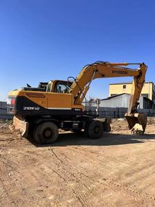 Excavatrice sur pneus d'occasion 21 tonnes, hydraulique, garantie 1 an, modèle 2023 Hyundai 210W-9t/R210W-9/R210W-7, moteur d'origine - Product Image 5