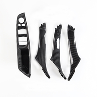 Lot de 4 poignées de tirage intérieures de porte de voiture (gauche et droite) beiges, noires ou couleur huître pour BMW Série 5 F10 F11 523i 525i 528i 530i