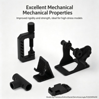 ELEGOO PLA CF 1.75mm Bahan Printer 3D PLA yang Diperkuat Serat Karbon untuk Proyek Rekayasa Bagian Fungsional Pasokan Grosir