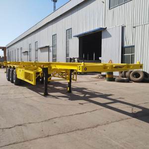 Nuevo Chasis Portacontenedores Esqueleto de 45 Toneladas, Semirremolque de 3 Ejes, Remolque Esqueleto Usado - Product Image 5