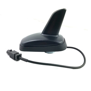 Antena de aleta de tiburón para techo de coche Volkswagen, plástico negro, impedancia de 50 ohmios, accesorio decorativo - Product Image 1