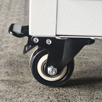 Armoire de rangement métallique robuste WOMA à 5 tiroirs avec roulettes et serrure à clé, capacité de charge de 80 kg/étagère, certifiée CE, chariot à outils OEM (garantie 3 ans)