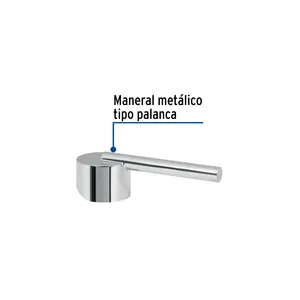 Master con 24 unità maniglia a leva per miscelatore lavabo monocomando, cromato, elemento - Product Image 2