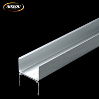 Support de montage de rail en aluminium LED Neon Rope Lights Clips Accessoires