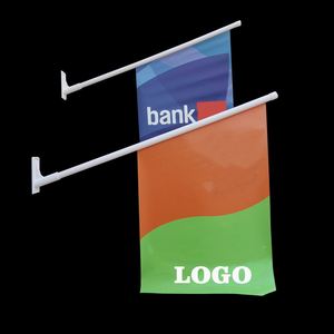 Drapeau mural publicitaire pour club, double face, drapeau personnalisé, drapeau mural personnalisé, drapeau mural à fixer - Product Image 1