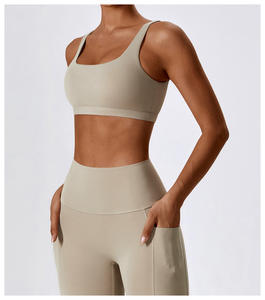 สปอร์ตบราสำหรับผู้หญิงชุดชั้นในมีสายรัดสำหรับเล่นโยคะฟิตเนสแบบกำหนดเอง - Product Image 2