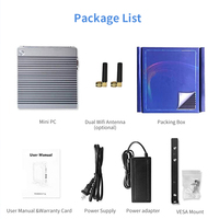 Mini PC Industrial sin Ventilador Intel Celeron NUC N2840 N2940, 4K, Doble Gigabit Ethernet, Win10, Linux, Reproductor Multimedia para Señalización Digital