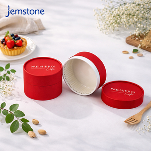 Custom Recyclable Heat Resistant Baking Cake Dessert Kraft <b>Cardboard</b> Cylinder Packaging Luxury Food Grade Cheesecake Paper <b>Tube</b> - Product Image 1