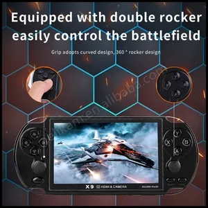 CoolRabbie Console di Gioco Portatile CRX9S da 5,1 Pollici <span class=keywords><strong>con</strong></span> Risoluzione 800x480, 20000 Giochi Integrati, Mini TV Portatile - Product Image 5