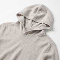 Pull à capuche en cachemire pour homme, anti-boulochage, respirant, couleur unie, chaud, pour l'automne, vêtements de détente, ODM