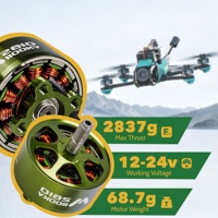 Moteur brushless Flashhobby Mars 2810 1100KV 3-6S à couple élevé et efficacité optimale, arbre en acier pour drone FPV, avion RC, bateau, multicoptère