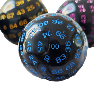 Vente en gros de dés polyédriques géants en acrylique D100 pour Dungeons and Dragons et grands jeux de rôle en plastique - Product Image 4
