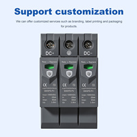 Dispositif de protection contre les surtensions BAIWEI DC 40KA 1000V T2 PV SPD, protection contre la foudre, modèle plastique BOVVT